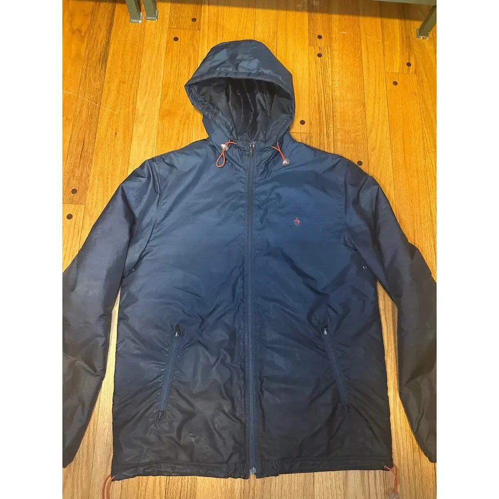 NEW Original Penguin by Munsingwear Insulated Jacket Men's Medium Navy Full Zip